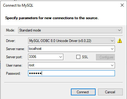 Conectar a MySql (MySQLToSQL)