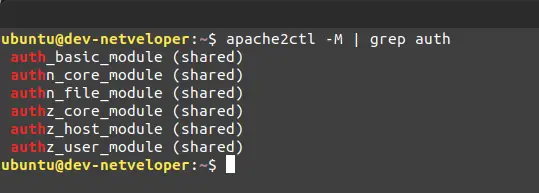 Apache2 - Módulos de autentificacion