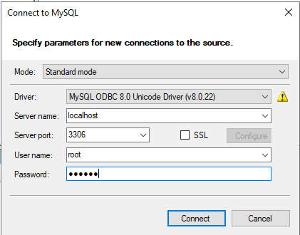 Conectar a MySql (MySQLToSQL) Conectar a MySql (MySQLToSQL)