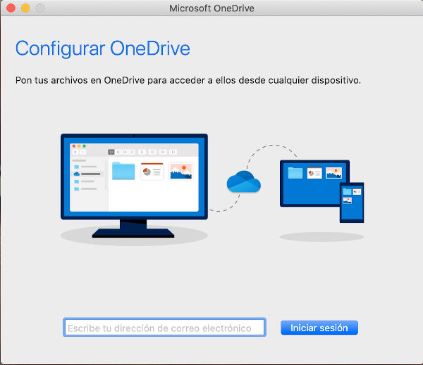 Configurar OneDrive por primera vez Configurar OneDrive por primera vez