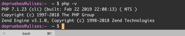 Ver versión de php Ver version de php