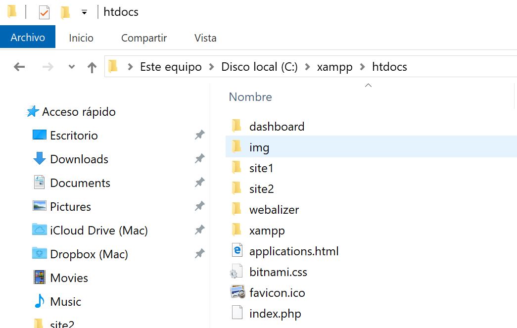Instalacion xampp virtualhosts- directorios Instalacion xampp virtualhosts - directorios