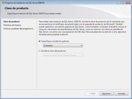 Instalación SQL Server 2008