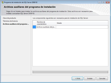 Instalación SQL Server 2008